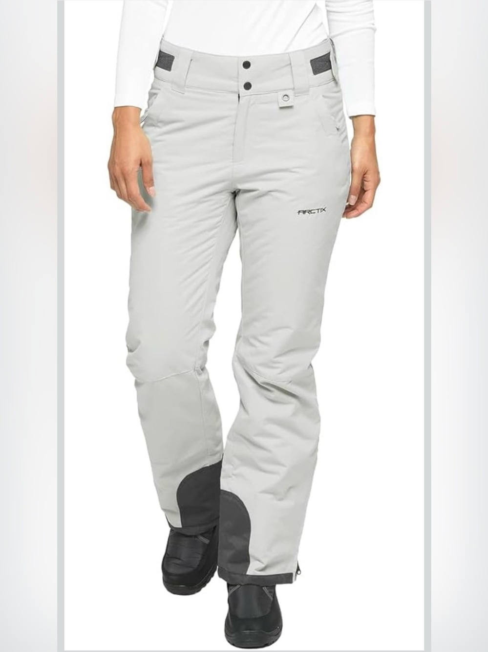 B-9-4 ARCTIX Women's Insulated Snow Pants White